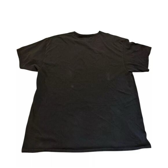 Vintage Deer Buck Smoke 90s Black Y2K Distressed Grunge Tee Shirt Sz 2XL - Picture 3 of 3